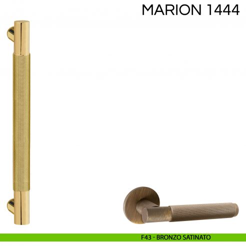 Maniglione tondo per porta Marion Fimet Handles F43 - bronzo satinato
