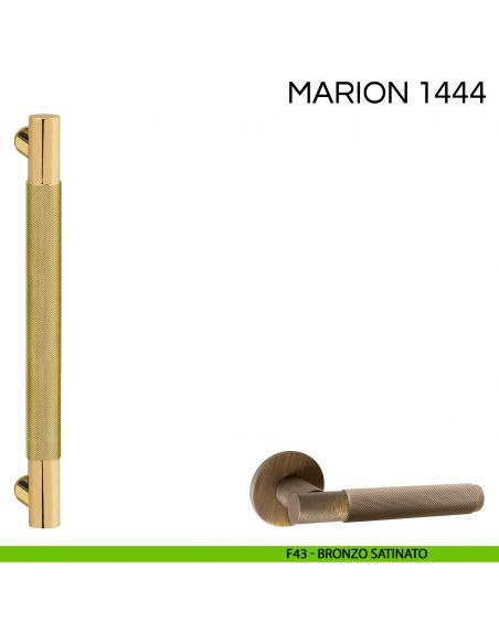 Maniglione tondo per porta Marion Fimet Handles F43 - bronzo satinato