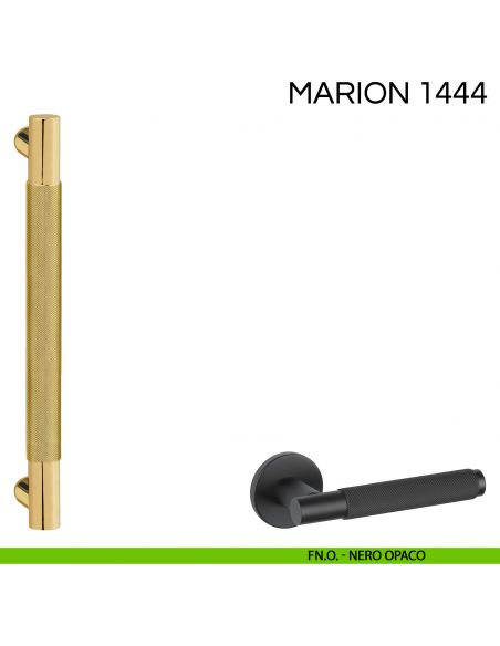 Maniglione tondo per porta Marion Fimet Handles FNO - nero opaco