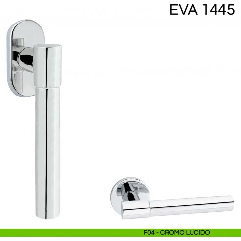 Maniglia per finestra martellina DK Eva Fimet Handles - F04 cromo lucido