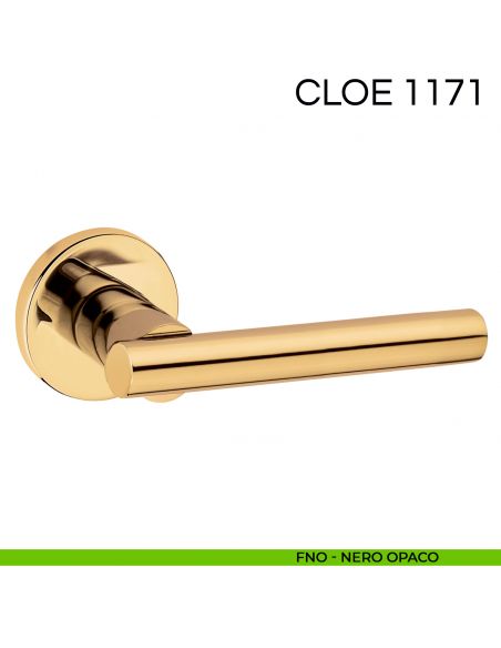 Maniglia per porta Cloe Fimet Handles - F01 ottone lucido