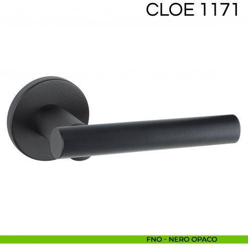 Maniglia per porta Cloe Fimet Handles - FNO nero opaco