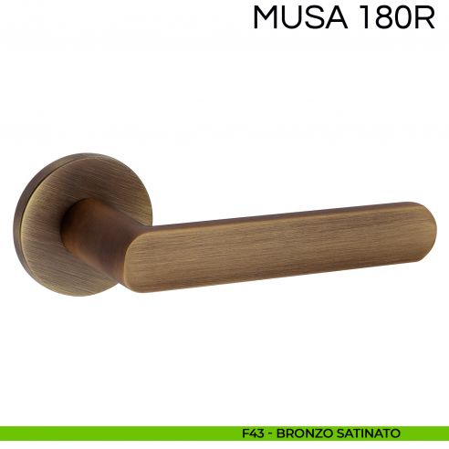 Maniglia per porta Musa Fimet Handles F43 bronzo graffiato