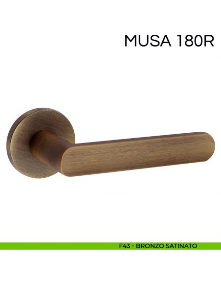 Maniglia per porta Musa Fimet Handles F43 bronzo graffiato