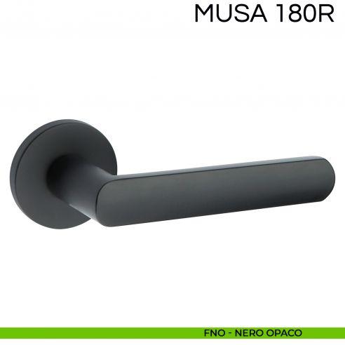 Maniglia per porta Musa Fimet Handles FNO nero opaco