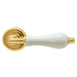 Maniglia Porcellana Champagne Per Porta Metal Style 19138 • Maniglie Design - Foto 12