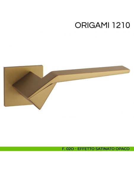 Maniglia per porta Origami Fimet Handles F02O - effetto satinato opaco