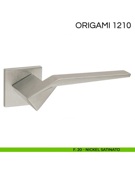 Maniglia per porta Origami Fimet Handles F20 - nickel satinato
