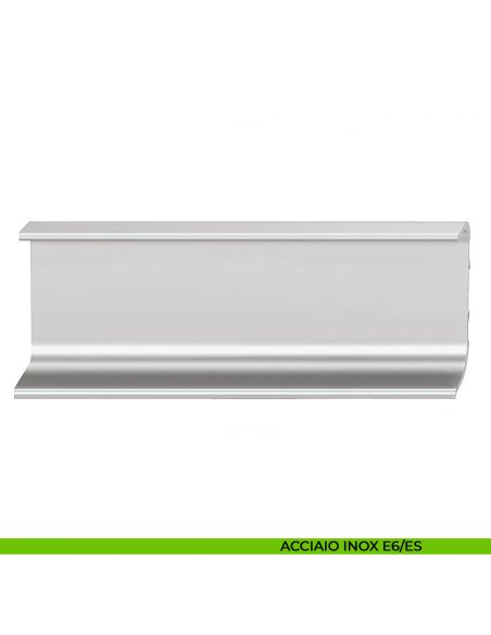 Maniglia profilo a gola per aggancio a clip in alluminio per mobile Hafele acciaio inox anodizzato E6/ES