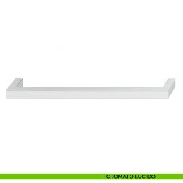 Maniglie a ponte cromata lucida in zama per mobile Hafele 2