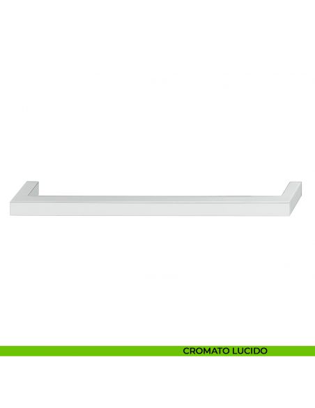 Maniglia a ponte cromata lucida in zama per mobile Hafele