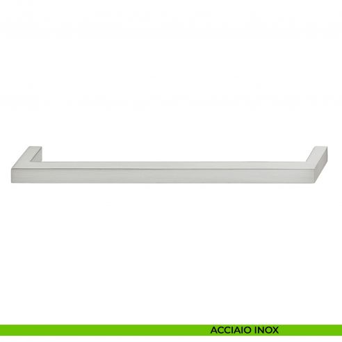 Maniglia per mobile a ponte acciaio inox base in zama Hafele