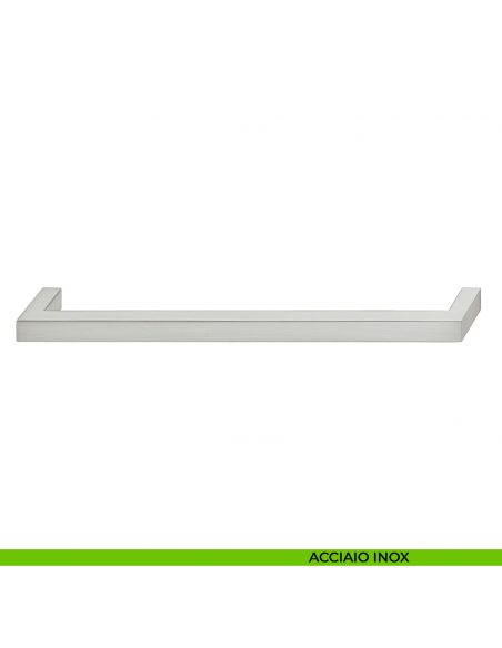 Maniglia per mobile a ponte acciaio inox base in zama Hafele