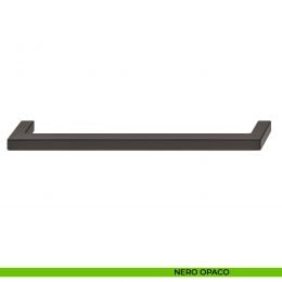Maniglia per mobile nero opaco a ponte base in zama Hafele 2