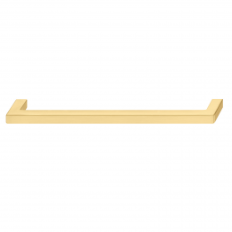 Maniglia per mobile in zama finitura ottonato spazzolato Hafele