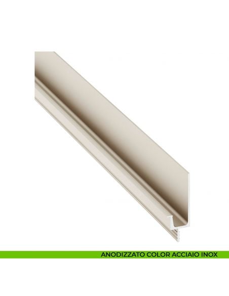 Maniglia profilo incasso in alluminio per mobili Hafele