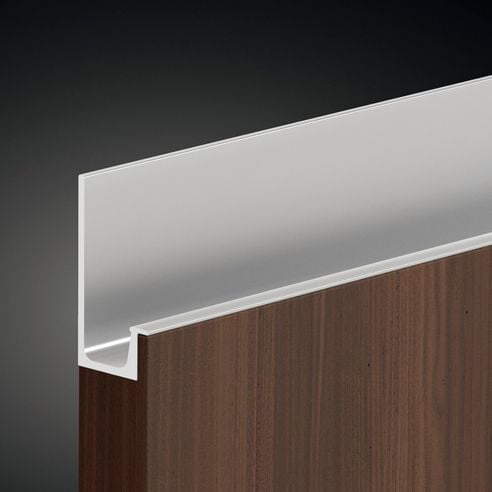 Maniglia profilo incasso in alluminio per mobili Hafele