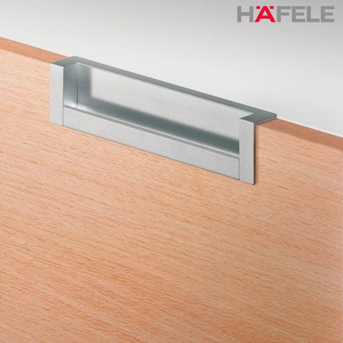 Maniglia da incasso forma U Hafele ambientata