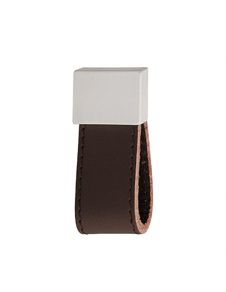 Maniglietta in pelle per mobile Hafele