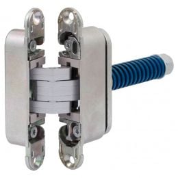 Cerniera a scomparsa con molla per porta AGB Eclipse 3.2 HD Self portata 40 kg