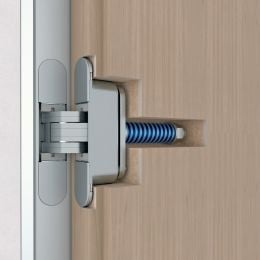 Cerniera a scomparsa con molla per porta AGB Eclipse 3.2 HD Self portata 40 kg 2