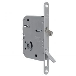 Serratura per porta scorrevole Scivola Tre Class AGB con levetta a scomparsa