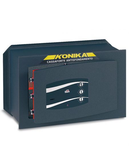 Cassaforte ad incasso Stark Konika con chiave e combinazione serie 1240 articolo 1243