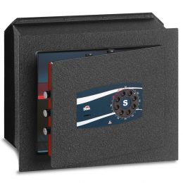 Cassaforte con chiave e combinazione a dischi Stark da incasso serie 460 modello 466NP