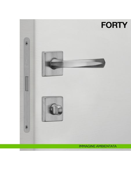 Serratura magnetica Bonaiti B-Forty nottolino WC modello N67 immagine ambientata