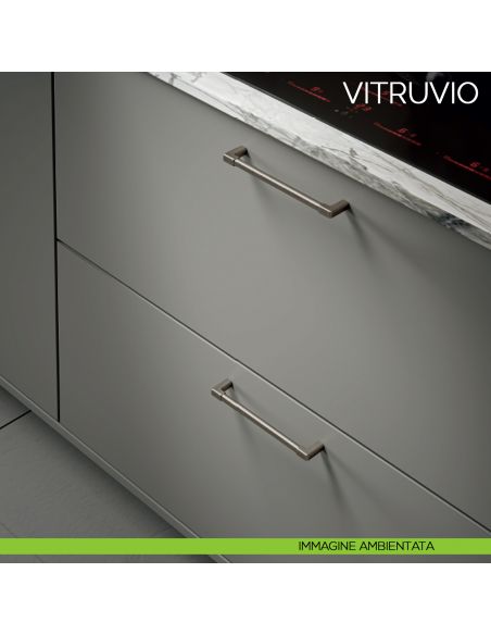 Maniglia per mobile moderno Vitruvio Bosetti Marella Design MG44101/MG44100 immagine ambientata