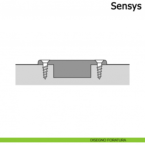 Cerniera Hettich Sensys forti spessori ammortizzata per ante in battuta disegno