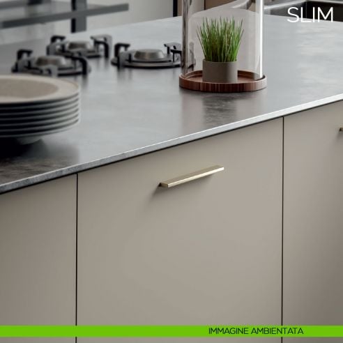 Maniglia per mobile moderno Slim Bosetti Marella Design MG44150-MG44149 immagine ambientata