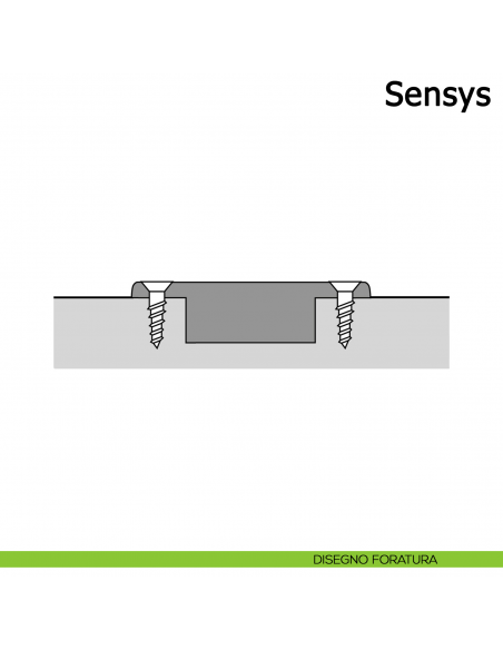 Cerniera Hettich Sensys 95° forti spessori ammortizzata per ante mezza battuta disegno