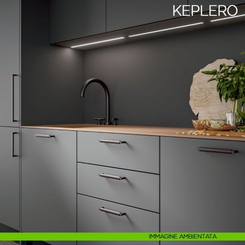 Maniglia per mobile moderno Keplero Bosetti Marella Design MG44114/MG44113 immagine ambientata