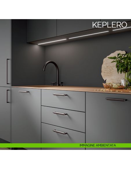 Maniglia per mobile moderno Keplero Bosetti Marella Design MG44114/MG44113 immagine ambientata