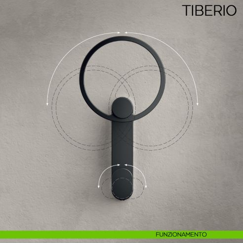 Appendiabiti a parete moderno Tiberio Bosetti Marella Design funzionamento