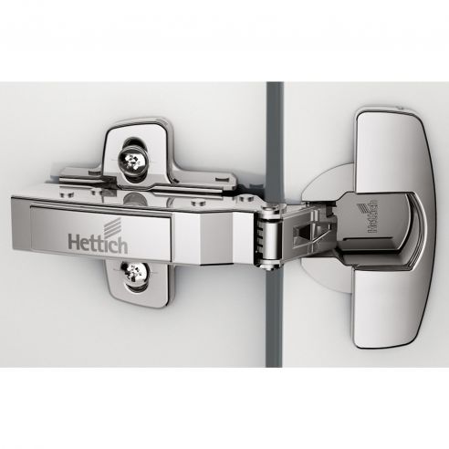 Cerniera Hettich Sensys 110° ammortizzata per ante in battuta