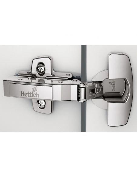 Cerniera Hettich Sensys 110° ammortizzata per ante in battuta