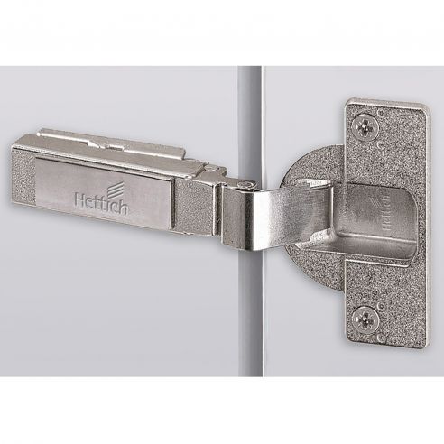 Cerniera Hettich Intermat per ante di grande spessore in battuta apertura 95° con molla