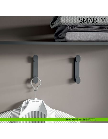 Appendiabiti a parete moderno Smarty Bosetti Marella Design MG44213-MG44214 immagine ambientata