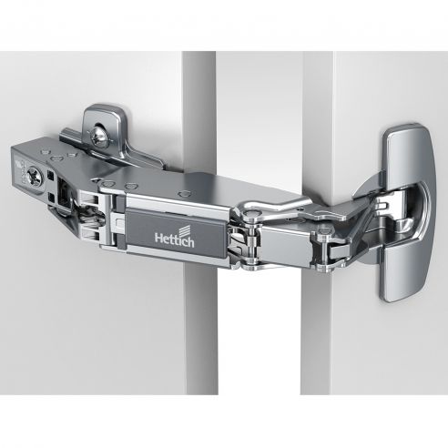 Cerniera Hettich Sensys 165° ammortizzata per ante in mezza battuta