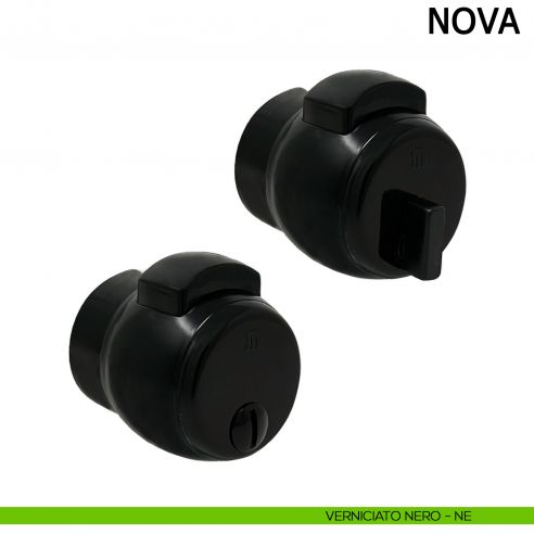 Maniglia PremiApri Meroni Nova per bagno verniciato nero N12