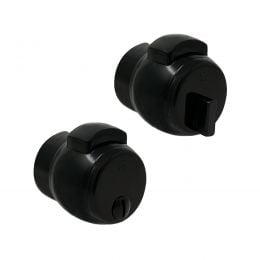 Maniglia PremiApri Meroni Nova per bagno verniciato nero N12