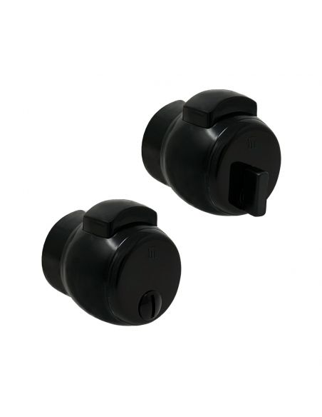 Maniglia PremiApri Meroni Nova per bagno verniciato nero N12