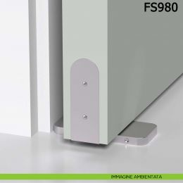 Cerniera chiudiporta a pavimento Meroni FS980 per porte a bilico pivot 2