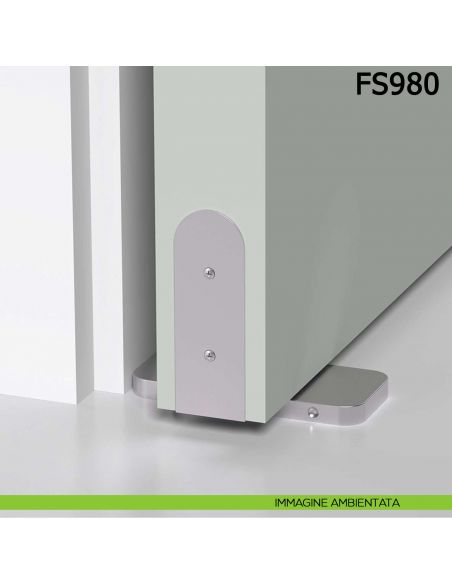 Cerniera chiudiporta a pavimento Meroni FS980 per porte a bilico pivot
