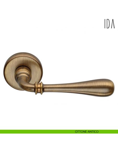 Maniglia per porta Ida Colombo Design ottone antico