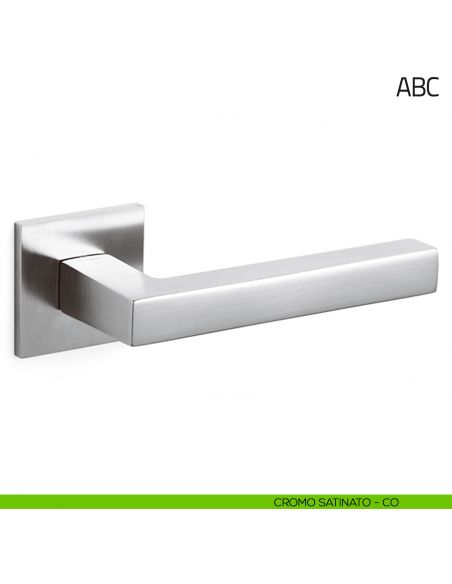 Maniglia per porta ABC Olivari cromo satinato