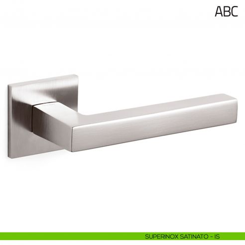 Maniglia per porta ABC Olivari superinox satinato