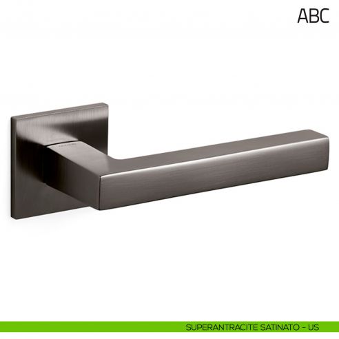 Maniglia per porta ABC Olivari superantracite satinato